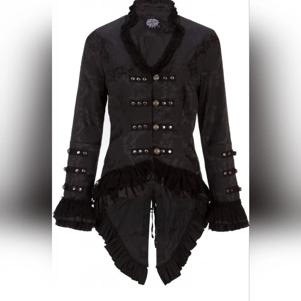 NEW Victorian Steampunk Gothic Tailcoat Corset Jacket XXL ( Large) NWT